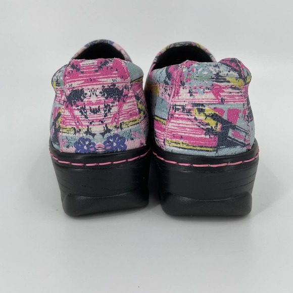 KLOGS Naples Comfort Clog Work Mule Leather Miami Vice Pink Women's Size 11 - Picture 4 of 12